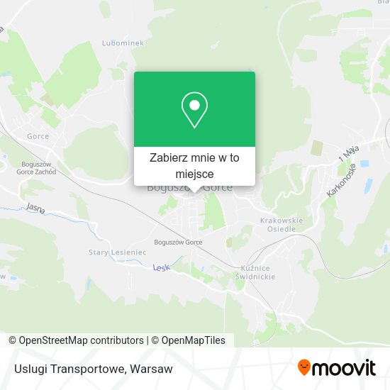 Mapa Uslugi Transportowe