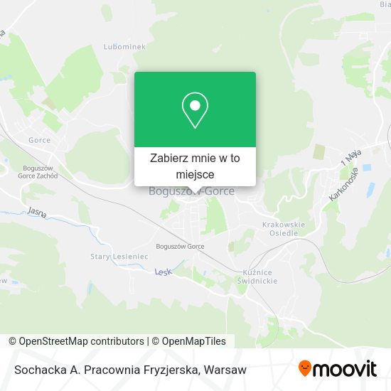 Mapa Sochacka A. Pracownia Fryzjerska