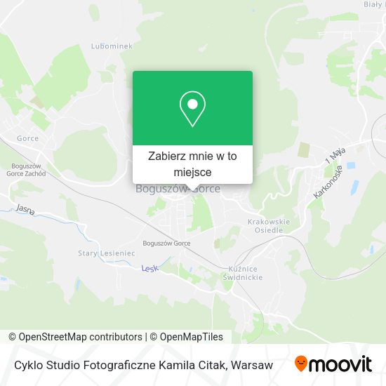 Mapa Cyklo Studio Fotograficzne Kamila Citak