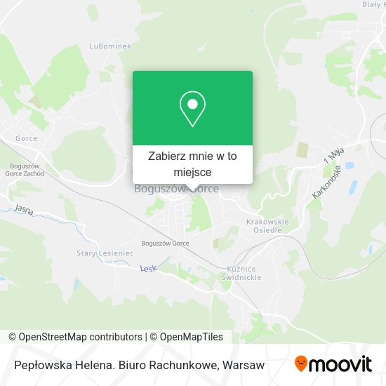 Mapa Pepłowska Helena. Biuro Rachunkowe