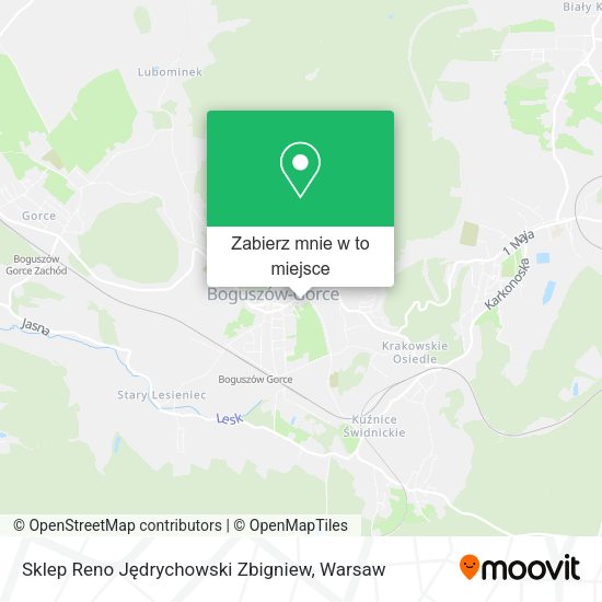 Mapa Sklep Reno Jędrychowski Zbigniew