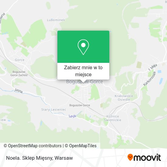 Mapa Noela. Sklep Mięsny