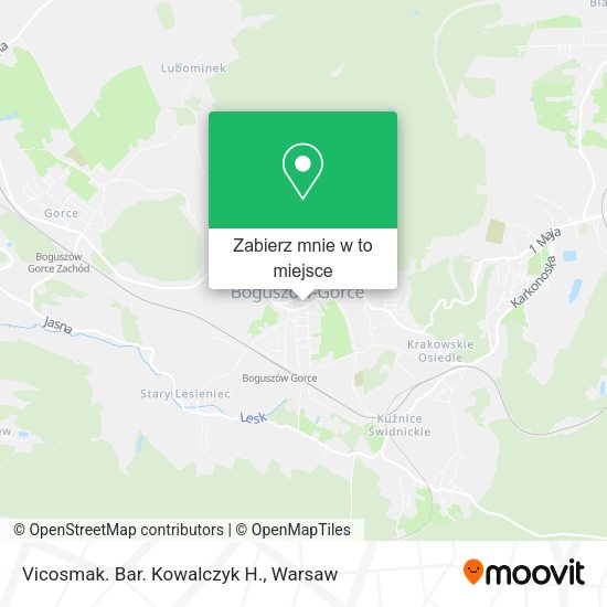 Mapa Vicosmak. Bar. Kowalczyk H.