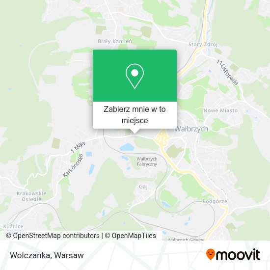 Mapa Wolczanka