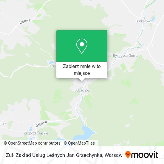 Mapa Zul- Zakład Usług Leśnych Jan Grzechynka