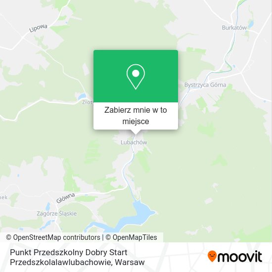 Mapa Punkt Przedszkolny Dobry Start Przedszkolalawlubachowie