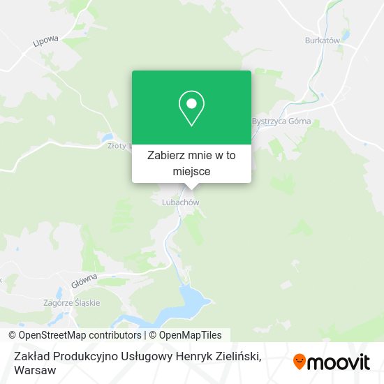 Mapa Zakład Produkcyjno Usługowy Henryk Zieliński