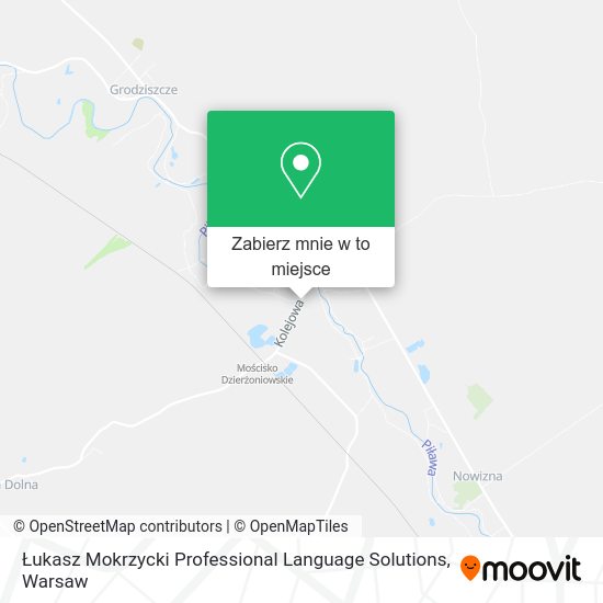 Mapa Łukasz Mokrzycki Professional Language Solutions