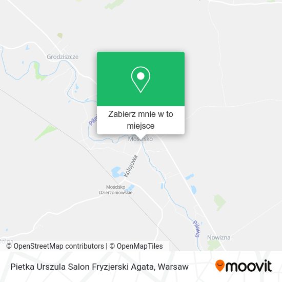 Mapa Pietka Urszula Salon Fryzjerski Agata