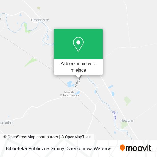 Mapa Biblioteka Publiczna Gminy Dzierżoniów