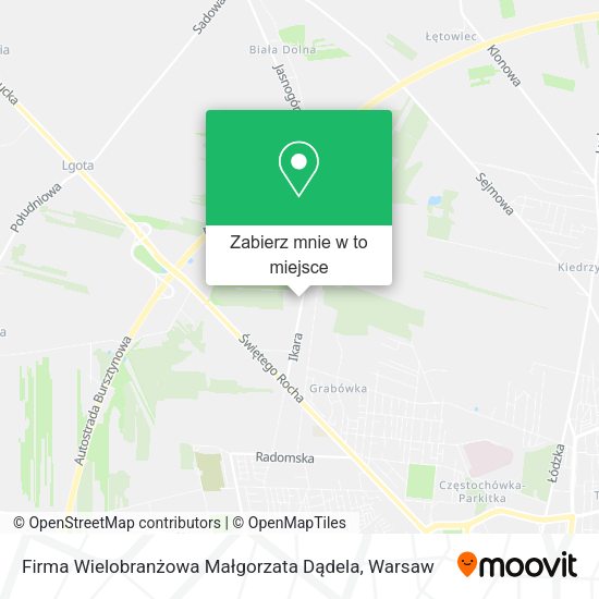 Mapa Firma Wielobranżowa Małgorzata Dądela