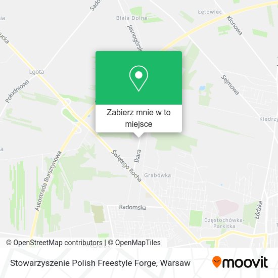 Mapa Stowarzyszenie Polish Freestyle Forge