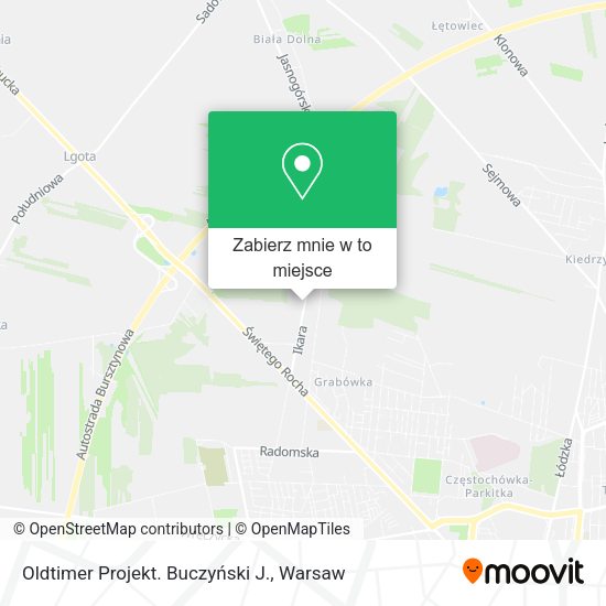 Mapa Oldtimer Projekt. Buczyński J.