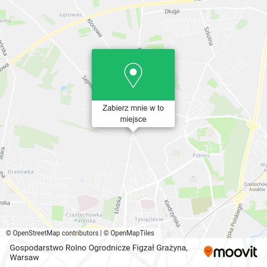 Mapa Gospodarstwo Rolno Ogrodnicze Figzał Grażyna