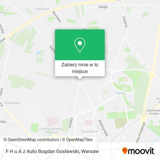 Mapa F H u A z Auto Bogdan Gosławski