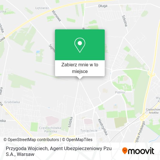 Mapa Przygoda Wojciech, Agent Ubezpieczeniowy Pzu S.A.