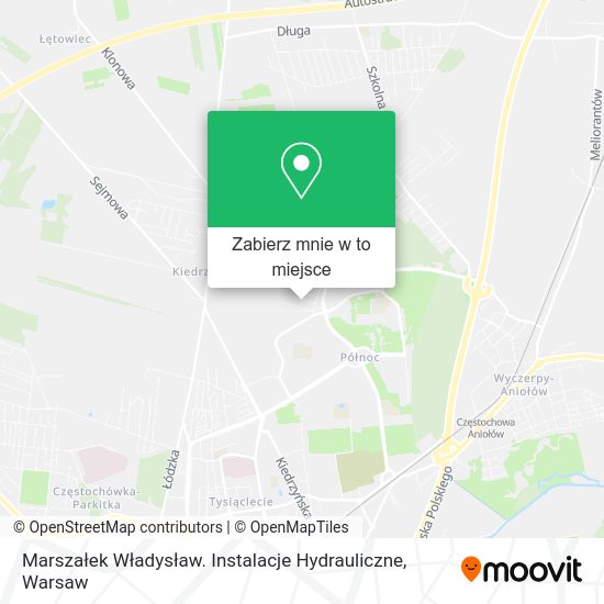 Mapa Marszałek Władysław. Instalacje Hydrauliczne