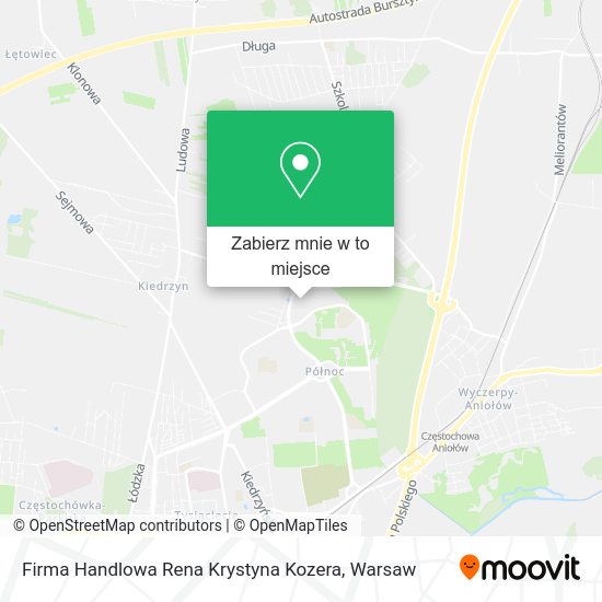 Mapa Firma Handlowa Rena Krystyna Kozera