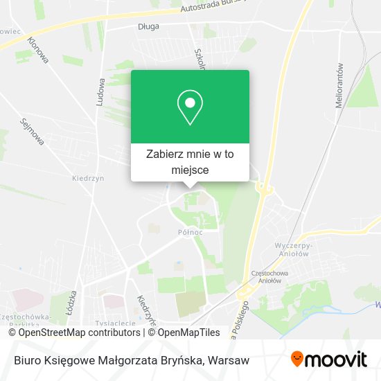 Mapa Biuro Księgowe Małgorzata Bryńska