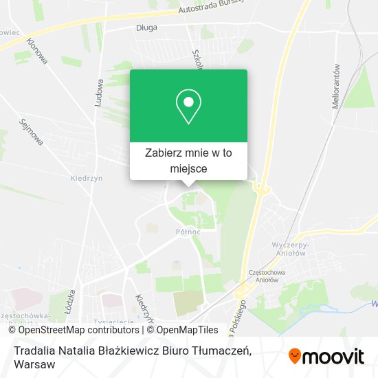 Mapa Tradalia Natalia Błażkiewicz Biuro Tłumaczeń