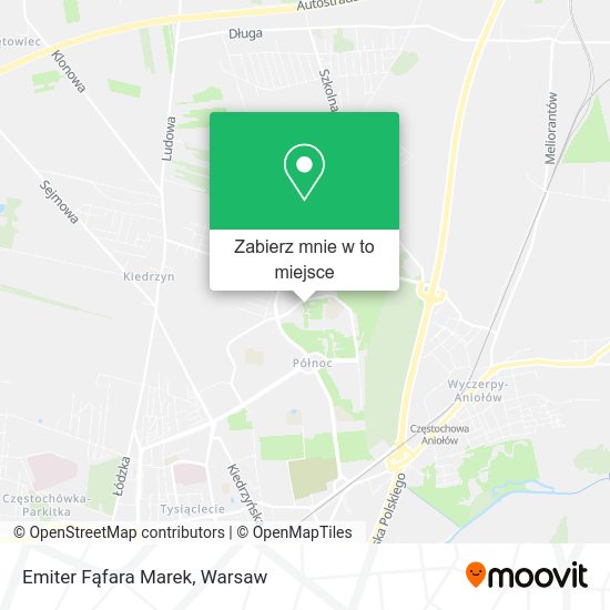 Mapa Emiter Fąfara Marek