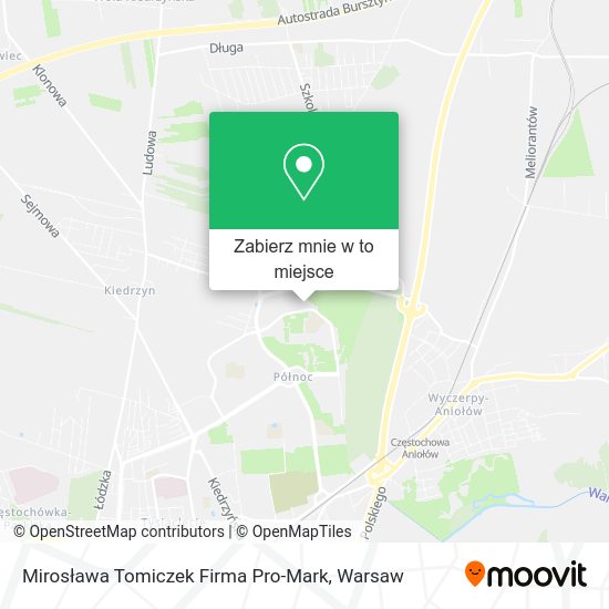 Mapa Mirosława Tomiczek Firma Pro-Mark