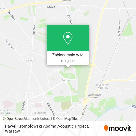 Mapa Paweł Kromołowski Apama Acoustic Project