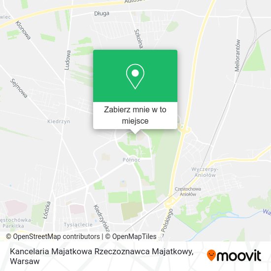 Mapa Kancelaria Majatkowa Rzeczoznawca Majatkowy