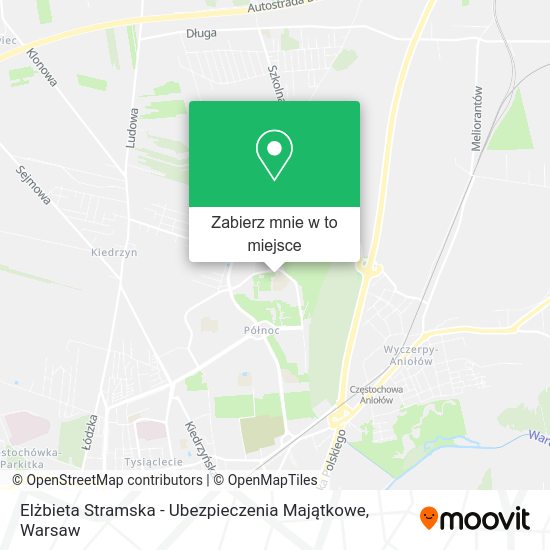 Mapa Elżbieta Stramska - Ubezpieczenia Majątkowe