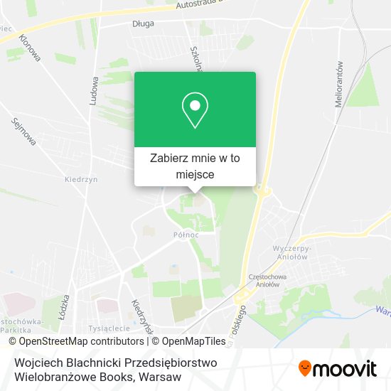 Mapa Wojciech Blachnicki Przedsiębiorstwo Wielobranżowe Books