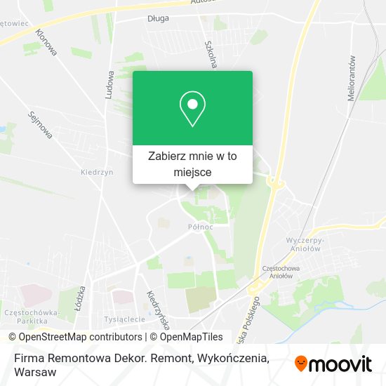 Mapa Firma Remontowa Dekor. Remont, Wykończenia