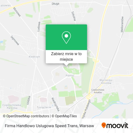 Mapa Firma Handlowo Uslugowa Speed Trans