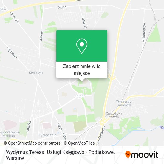 Mapa Wydymus Teresa. Usługi Księgowo - Podatkowe