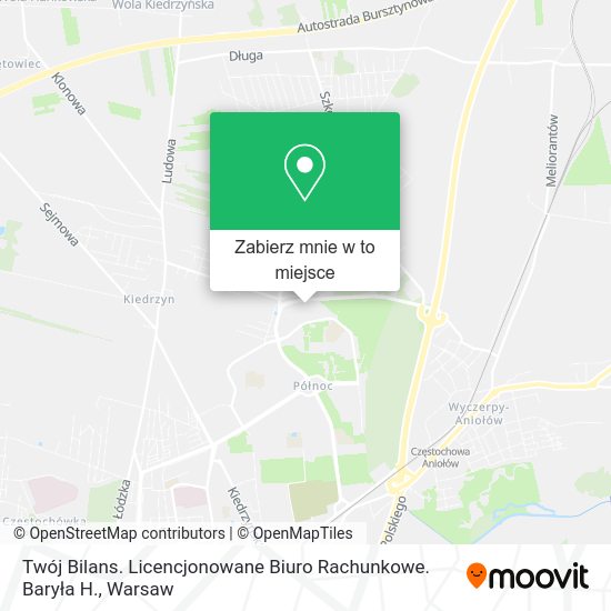 Mapa Twój Bilans. Licencjonowane Biuro Rachunkowe. Baryła H.