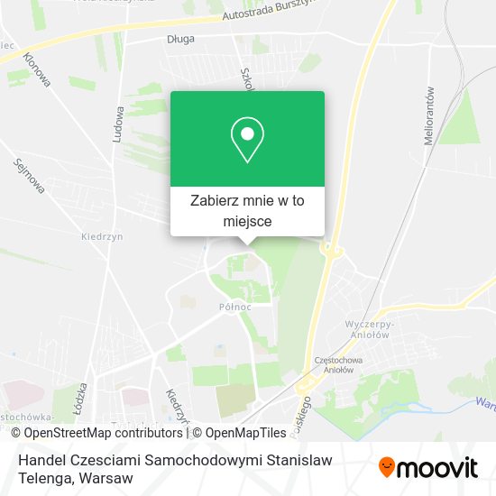 Mapa Handel Czesciami Samochodowymi Stanislaw Telenga