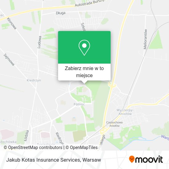 Mapa Jakub Kotas Insurance Services