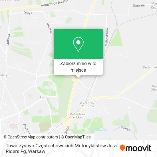 Mapa Towarzystwo Częstochowskich Motocyklistów Jura Riders Fg