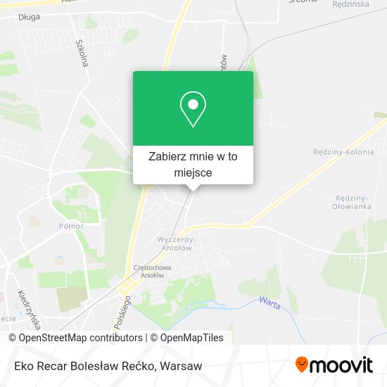 Mapa Eko Recar Bolesław Rećko