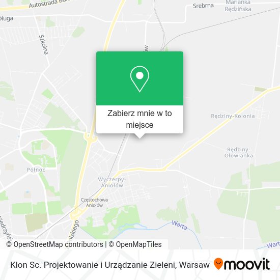 Mapa Klon Sc. Projektowanie i Urządzanie Zieleni