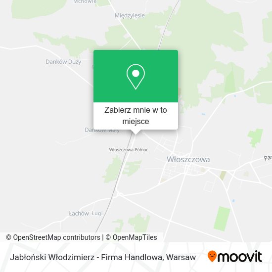 Mapa Jabłoński Włodzimierz - Firma Handlowa