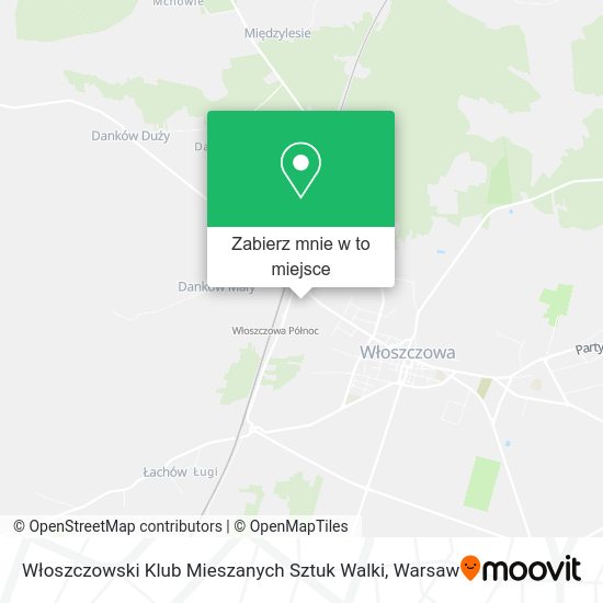 Mapa Włoszczowski Klub Mieszanych Sztuk Walki