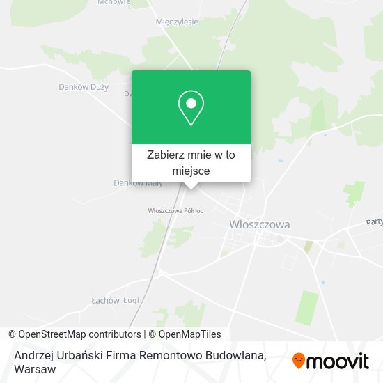 Mapa Andrzej Urbański Firma Remontowo Budowlana