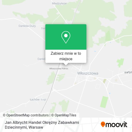 Mapa Jan Albrycht Handel Okrężny Zabawkami Dziecinnymi