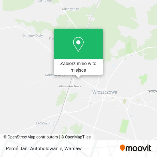 Mapa Peroń Jan. Autoholowanie