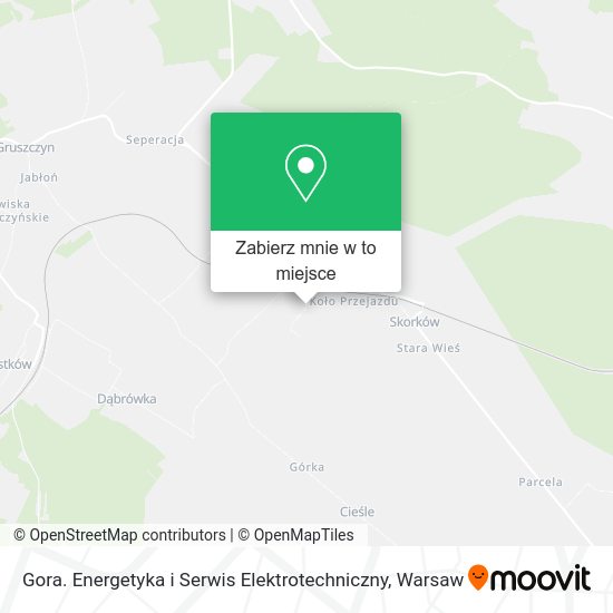 Mapa Gora. Energetyka i Serwis Elektrotechniczny