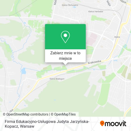 Mapa Firma Edukacyjno-Usługowa Judyta Jarzyńska-Kopacz