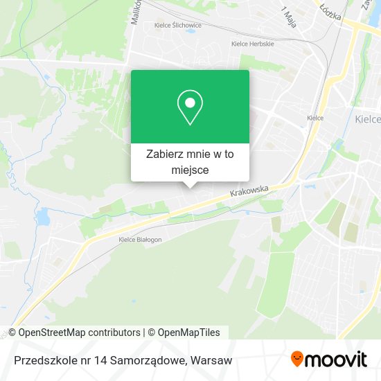 Mapa Przedszkole nr 14 Samorządowe