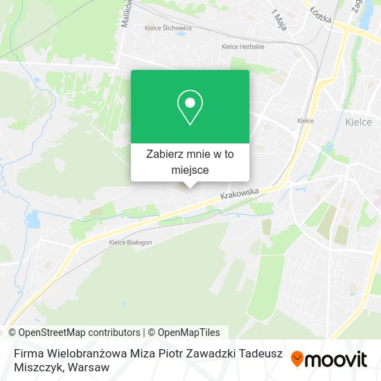 Mapa Firma Wielobranżowa Miza Piotr Zawadzki Tadeusz Miszczyk