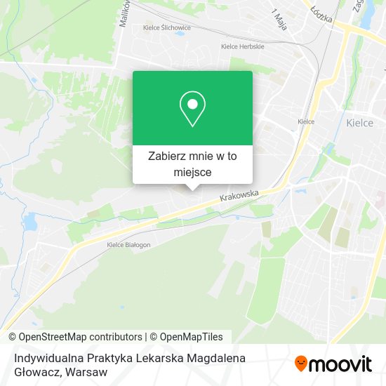 Mapa Indywidualna Praktyka Lekarska Magdalena Głowacz