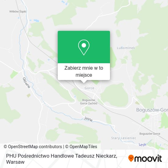 Mapa PHU Pośrednictwo Handlowe Tadeusz Nieckarz